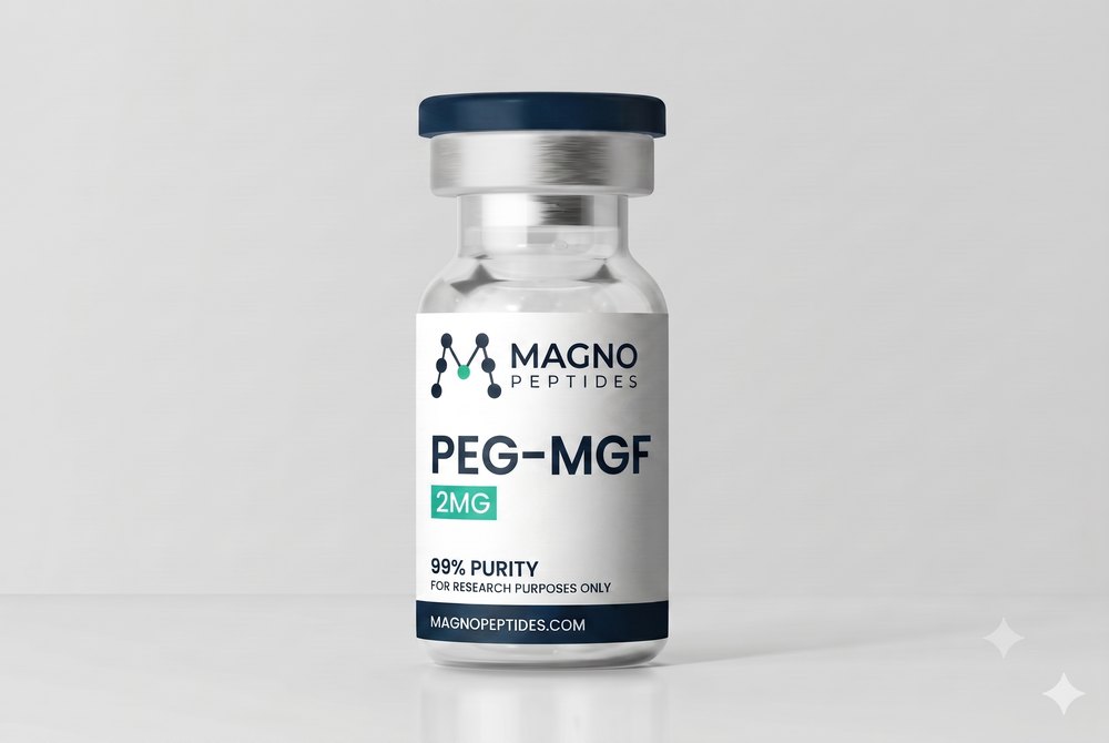 Vial de PEG-MGF 2 mg - pureza 99% - Magno Peptides