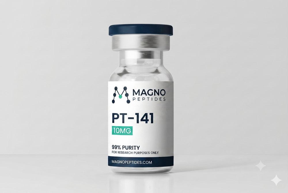 Vial de PT-141 10 mg - pureza 99% - Magno Peptides