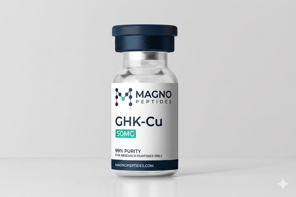 Vial de GHK-Cu 50 mg - pureza 99% - Magno Peptides
